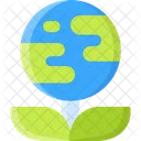 Tierra Planta Ecologia Icono