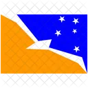 Flag Country Tierra Del Fuego Province Argentina Icon