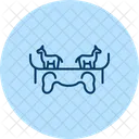 Tierzuchtstift Tier Zucht Symbol