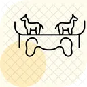 Tierzuchtstift Tier Zucht Symbol