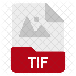 Tif file Icon - Download in Flat Style