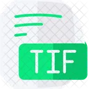 Tif Tagged Image File Flat Style Icon Icon
