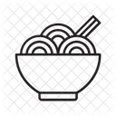 Tigela de macarrão  Ícone
