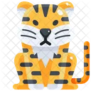 Tiger Predator Carnivore Icon