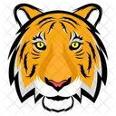Tiger Face Tiger Cartoon Icon