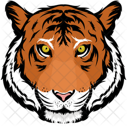 Tiger Face Icon Of Flat Style Available In Svg Png Eps Ai Icon Fonts