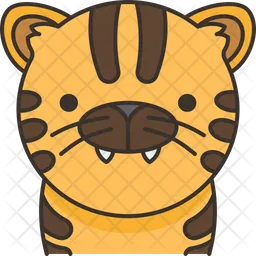 Tiger Face  Icon