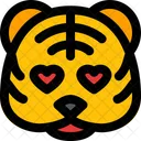 Tiger Heart Eyes Icon