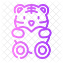 Tiger Cute Animal Icon