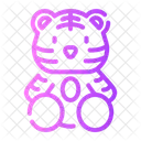 Tiger Cute Animal Icon