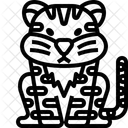 Tiger Predator Carnivore Icon