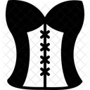 Tight Fixed Fastened Closed Firmly Compressed Squeezed Corset Bodice Stable Skintight Close Fitting Icon