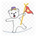 Rope Walking Tightrope Walk Circus Tightrope Icon