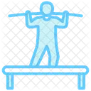 Tightrope Walker Acrobatic Circus Icon