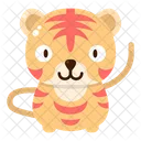 Tigre Santo Animal Icono