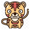 Tigre Santo Animal Icono