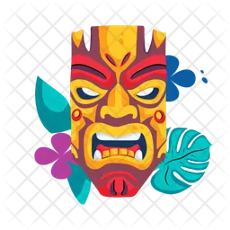 Tiki Mask  Icon