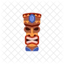 Tiki Mask Head Icon