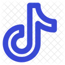 Tik Tok Video Anwendung Symbol