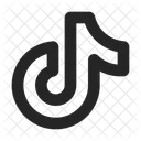 Tiktok Brands Duo Line Icon