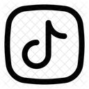 Tiktok Social Media Logo Icon