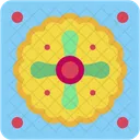 Tile Traditional Floral Icon
