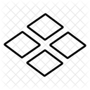 Tiles Menu Squared Icon