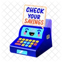 Till Machine Savings Device Icon