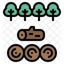 Timber Forest Log Icon