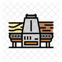 Timber Sawmill Process Icon