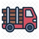 Timber Truck Logging Truck Wood Transport Icon