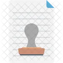 Timbro Di Carta Carta File Icon