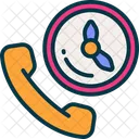 Time Call Phone Icon