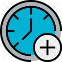 Time Add Clock Icon