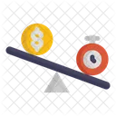 Time Weigh Money Icon