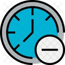 Time Remove Clock Icon