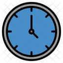 Time Clock Schedule Icon