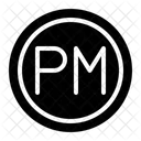 Time Clock Night Icon
