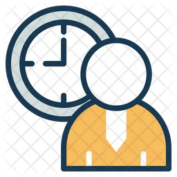 Employee working hour  Icon