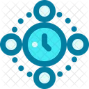Time Global Time Zone Icon