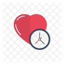 Time Medical Heart Icon
