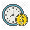 Time Dollar Money Icon