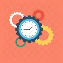 Time Managment Gear Icon