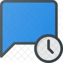 Time Clock Message Icon