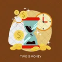 Time Money Finance Icon