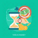 Time Money Marketing Icon