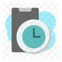 Time Clock Smartphone Icon