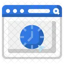 Time Browser Interface Icon