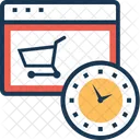 Time Shopping Online Icon