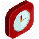 Time Clock Isometric Icon